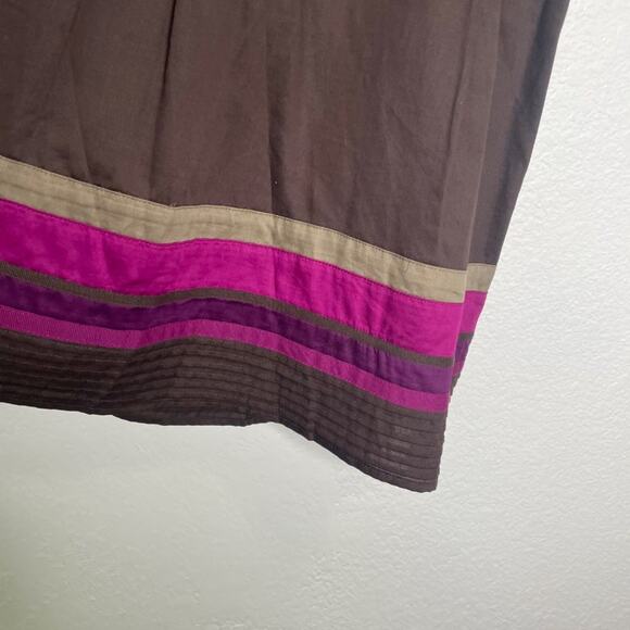 East 5th Skirt Womens Skirt Size 16 Brown Lined Knee Length Casual Wear - Picture 8 of 13